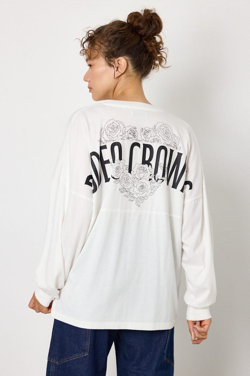 TCRロングスリーブTシャツ O/WHT FREE