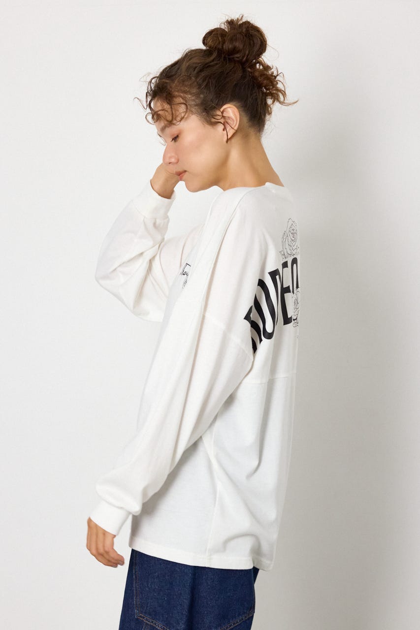 TCRロングスリーブTシャツ O/WHT FREE