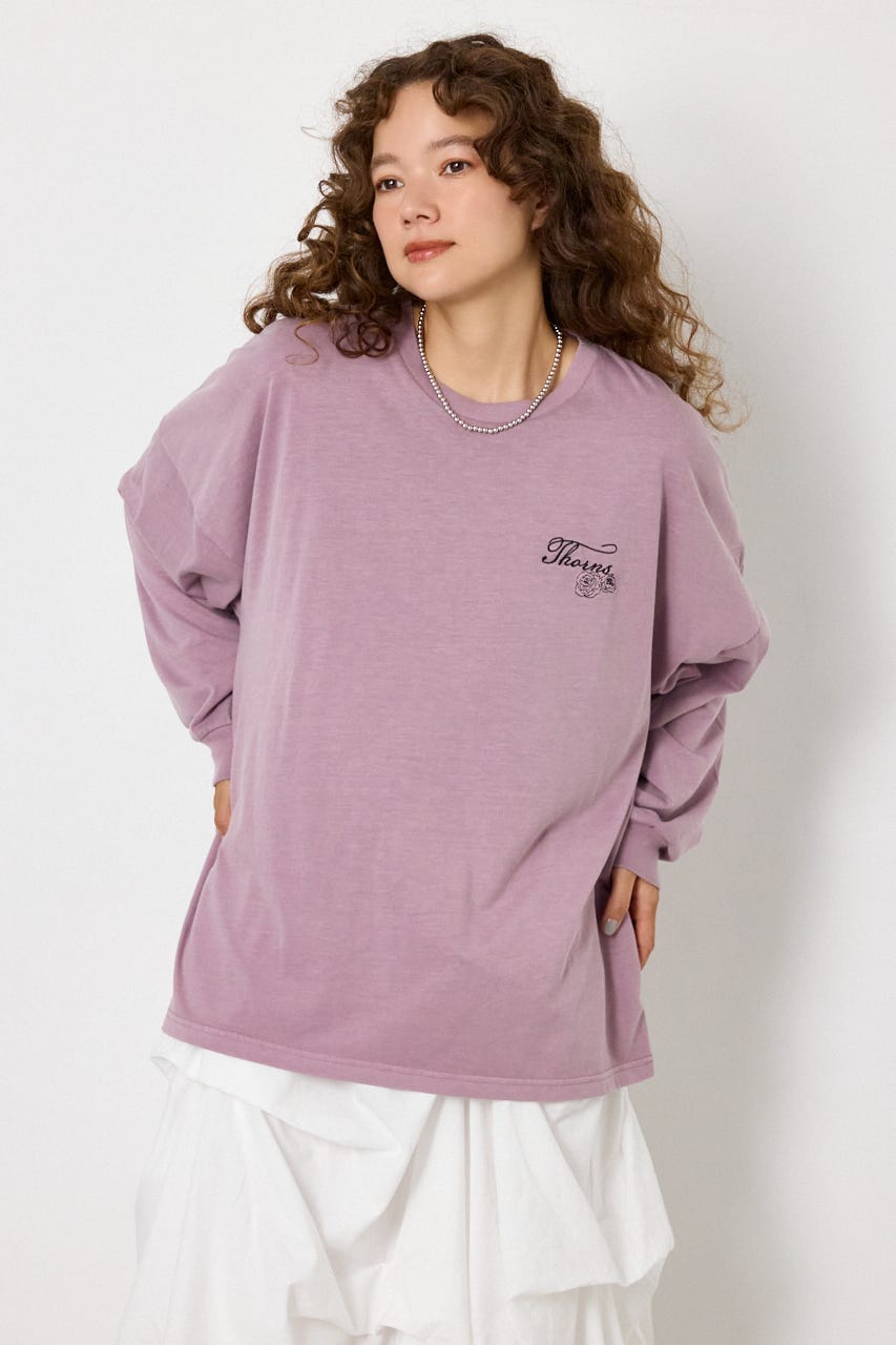 TCRロングスリーブTシャツ PNK FREE