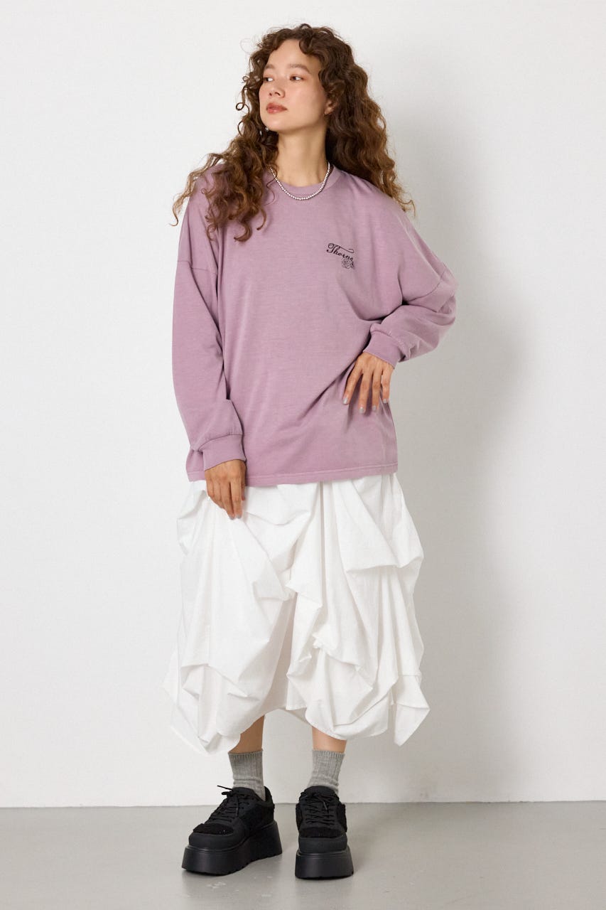 TCRロングスリーブTシャツ PNK FREE