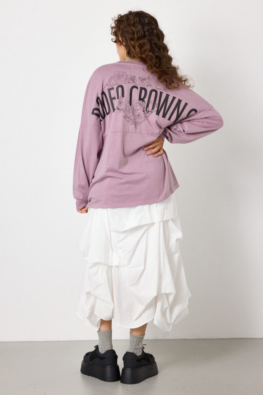 TCRロングスリーブTシャツ PNK FREE