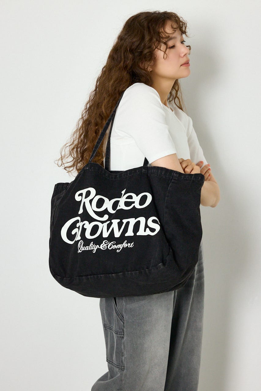 Dog Ear Recordsトートバッグ＆団扇 RODEO CROWNS WIDE BOWL | ウォッシュビッグトート (すべて ) |SHEL