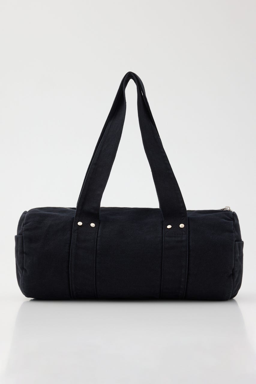 ジップポケットボストンバッグ BLK FREE