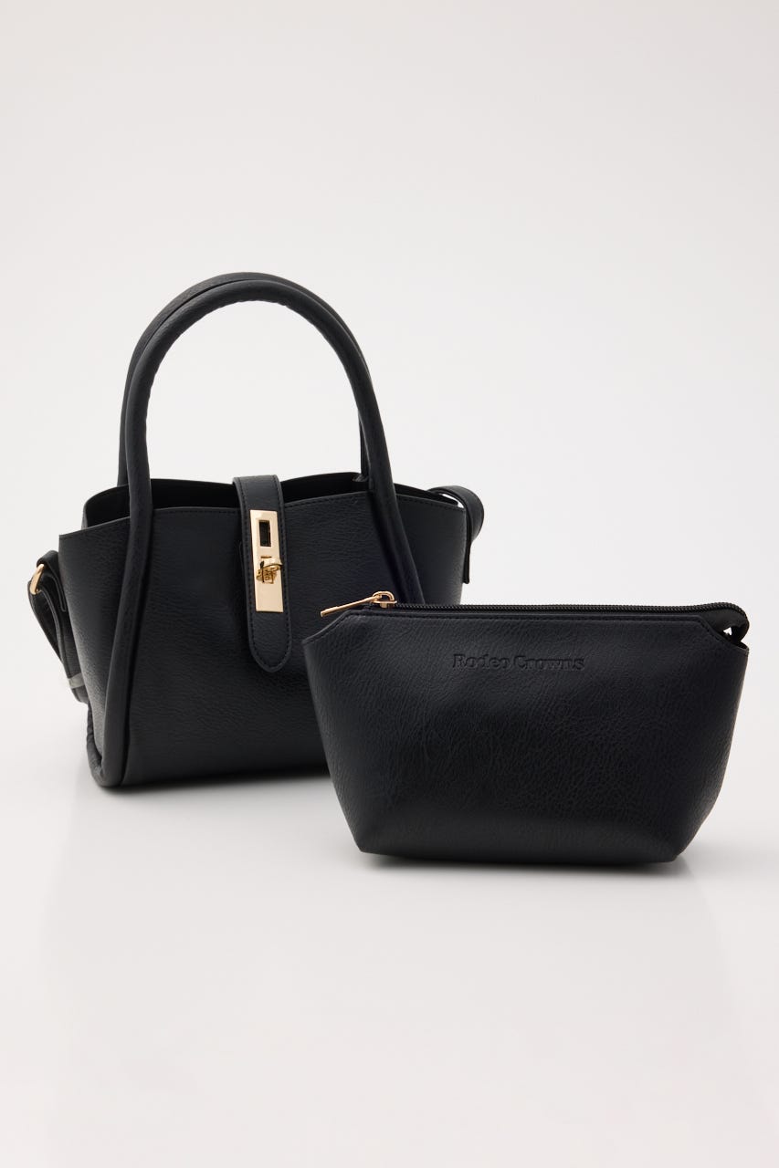 ポーチインマルチトート BLK FREE