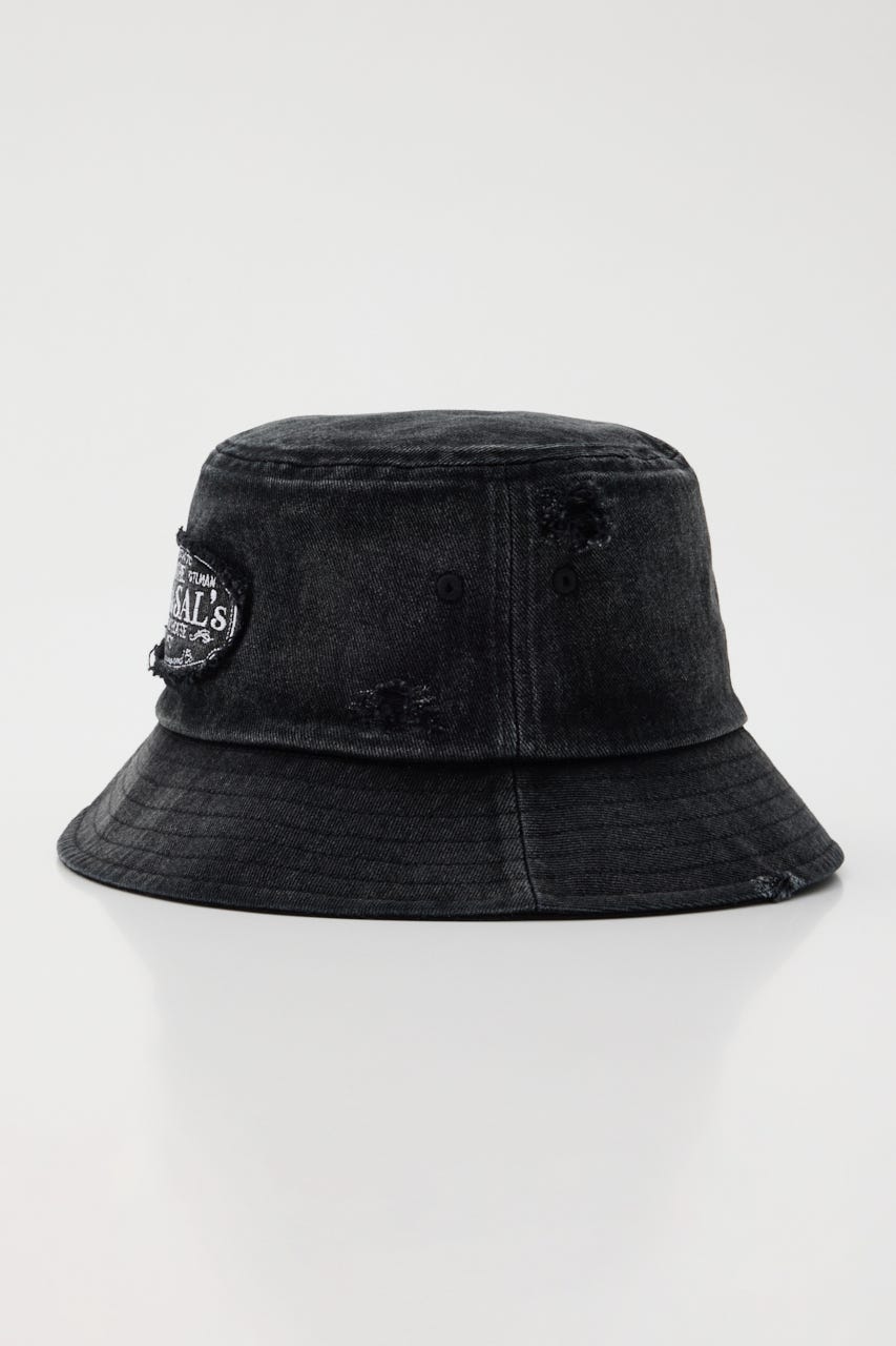 ダメージパッチハット BLK FREE