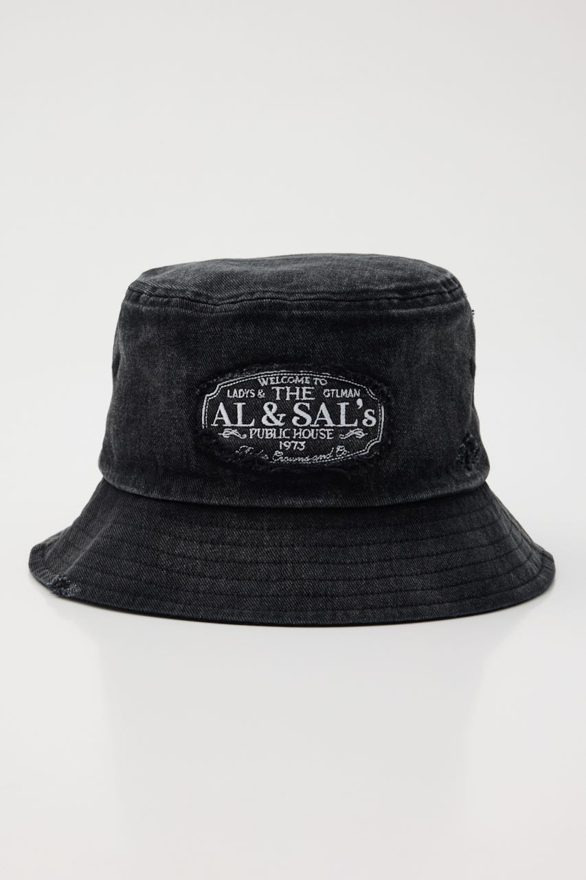 ダメージパッチハット BLK FREE