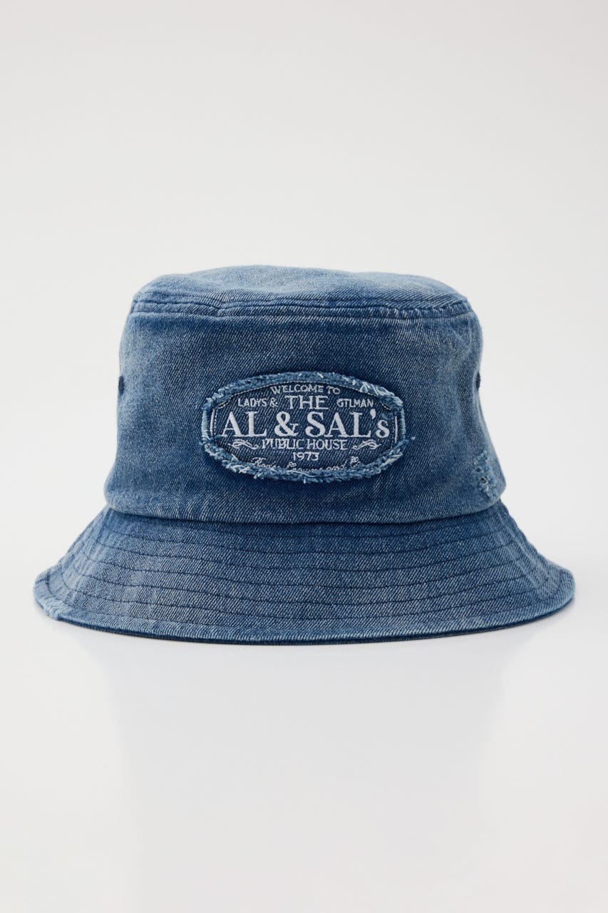 ダメージパッチハット BLU FREE