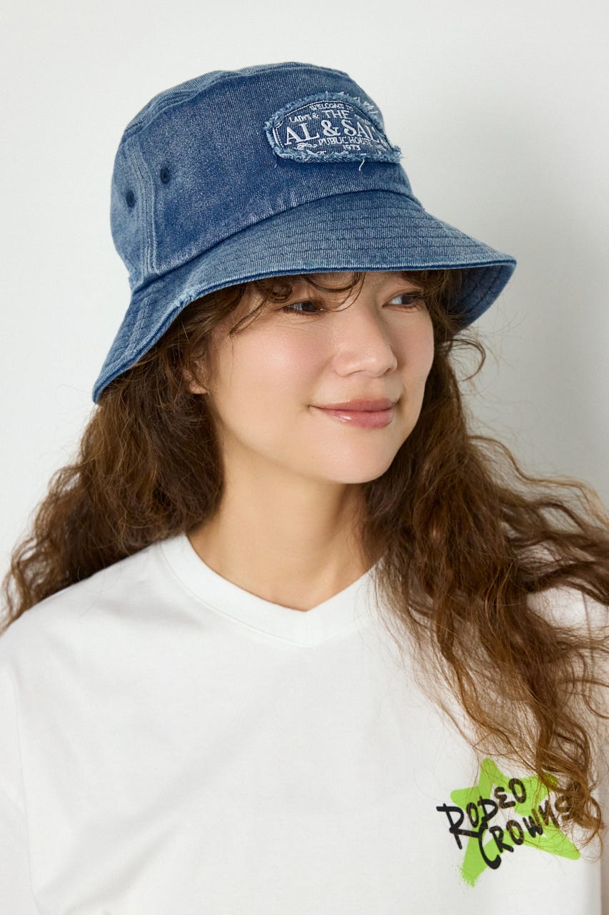 ダメージパッチハット BLU FREE