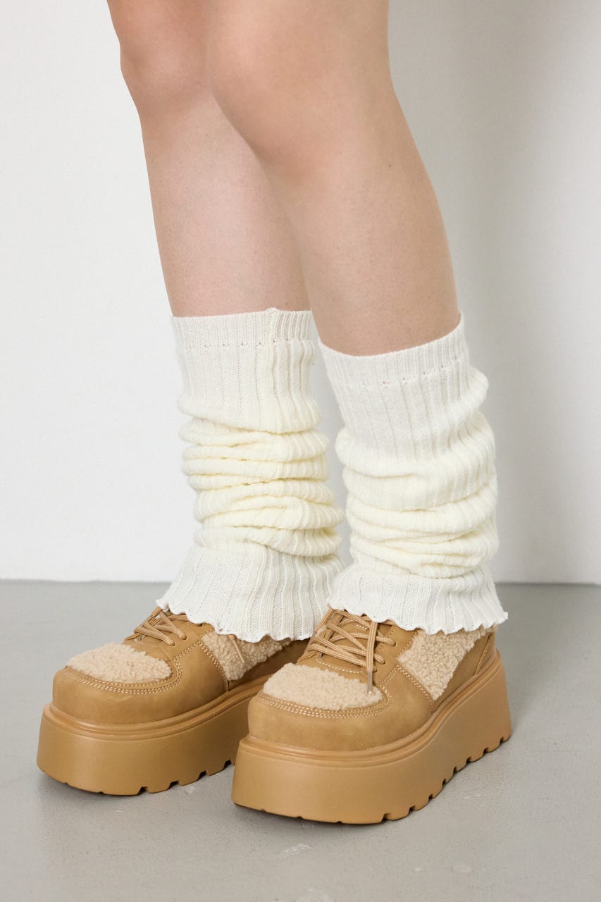 レッグカバーソックス O/WHT 23～25㎝/F