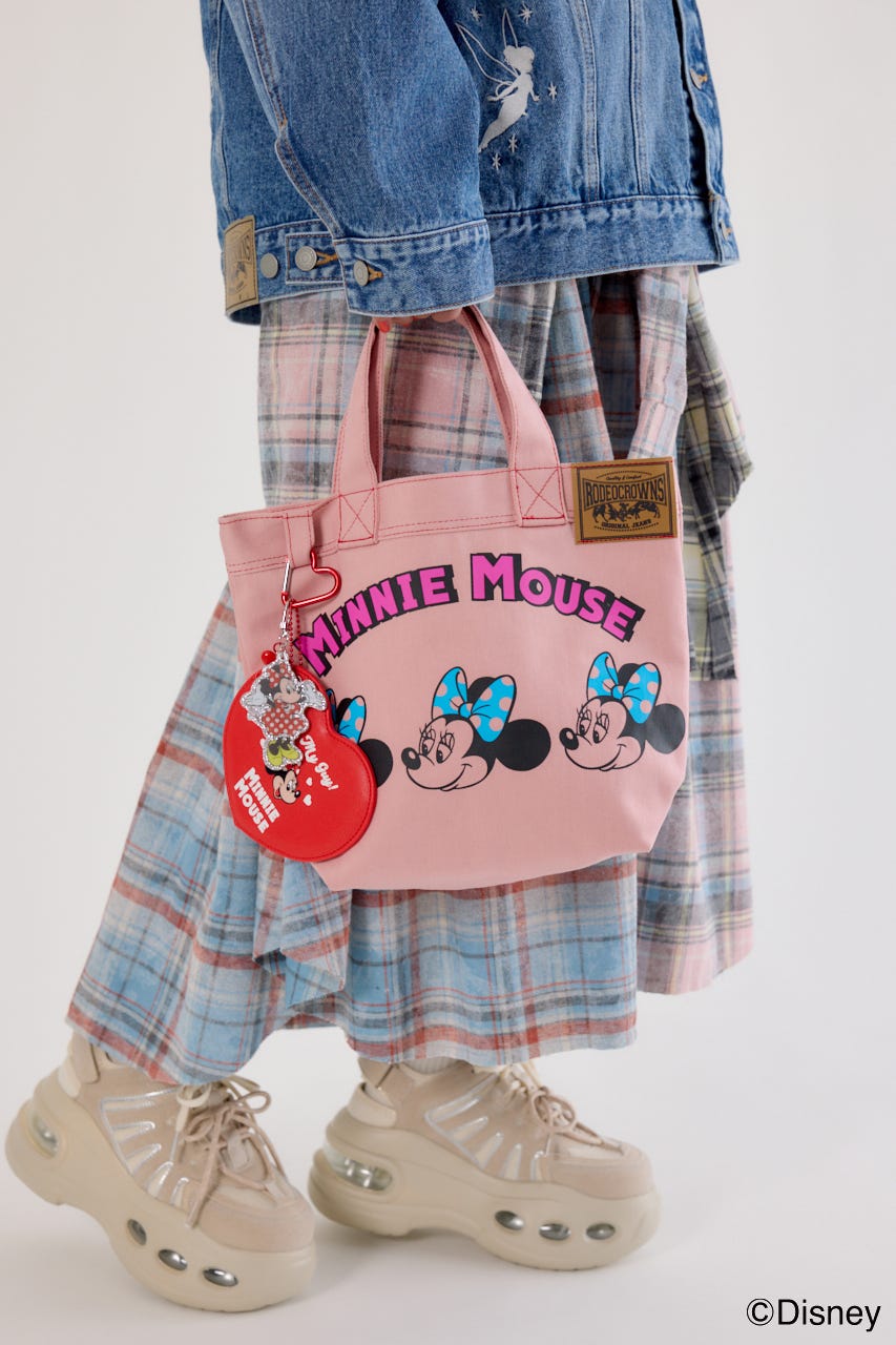 (Disney) リメイクライクトートバッグ L/PNK FREE