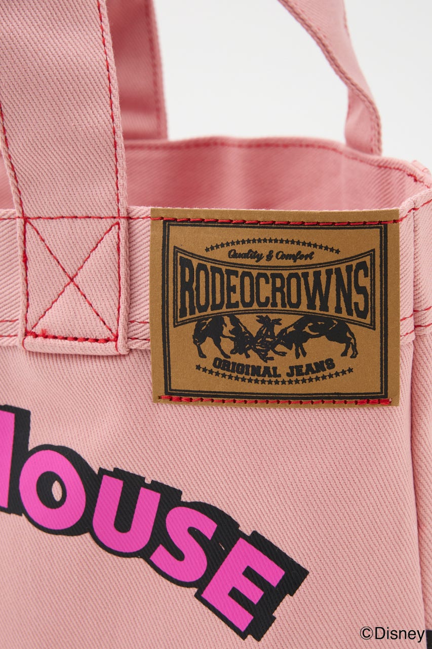 (Disney) リメイクライクトートバッグ L/PNK FREE