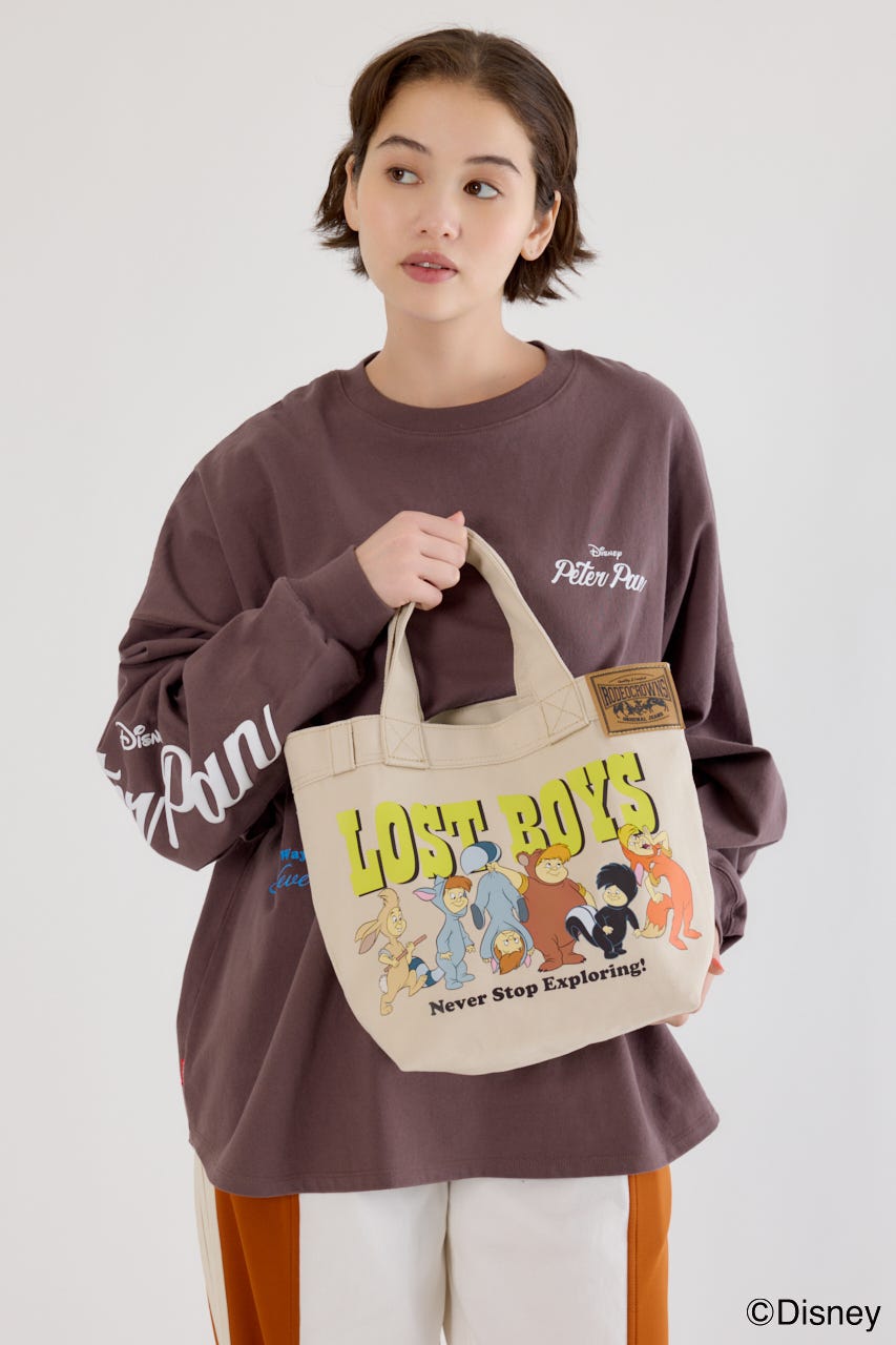 (Disney) リメイクライクトートバッグ O/WHT FREE