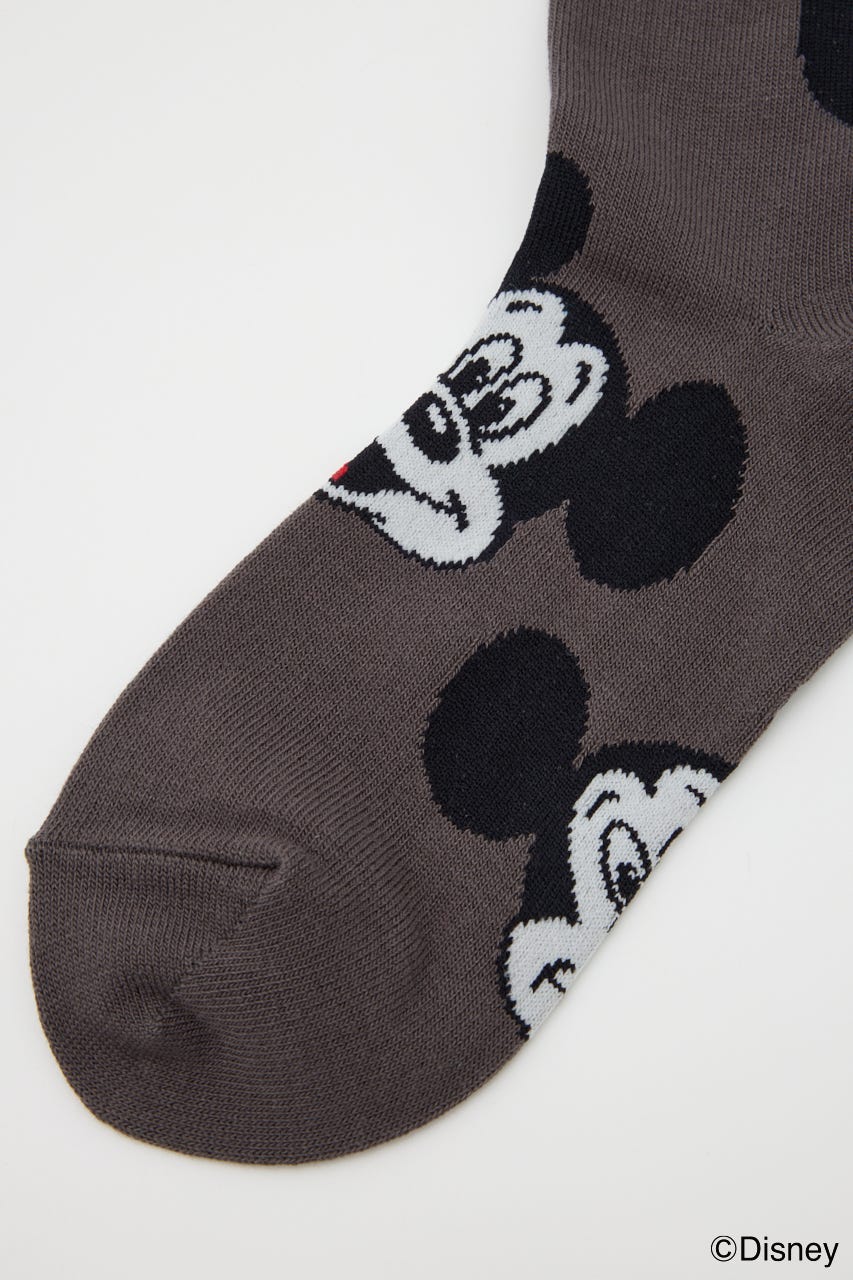 (Disney)  ソックス 柄BLK 23～25㎝/F