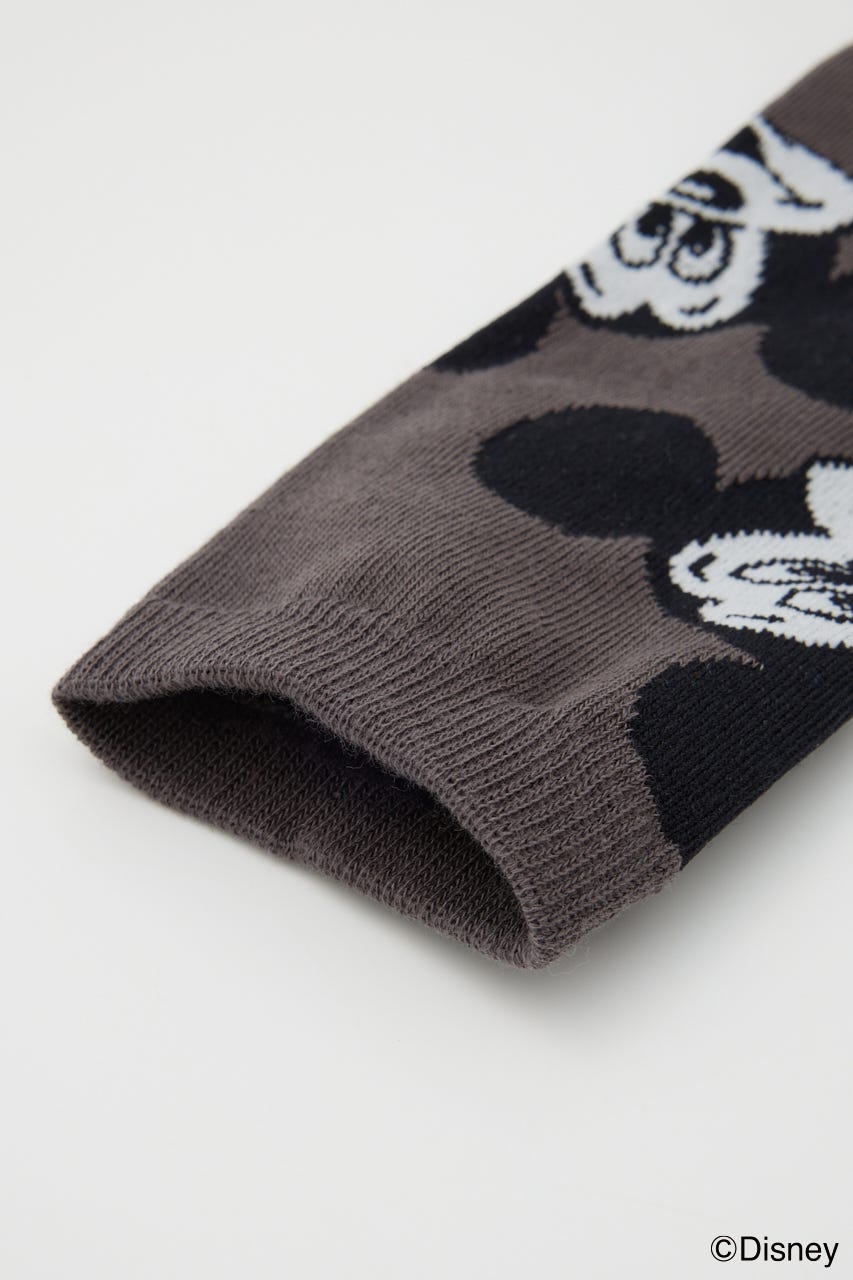 (Disney)  ソックス 柄BLK 23～25㎝/F