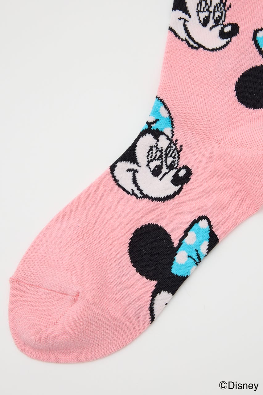(Disney)  ソックス 柄PNK 23～25㎝/F