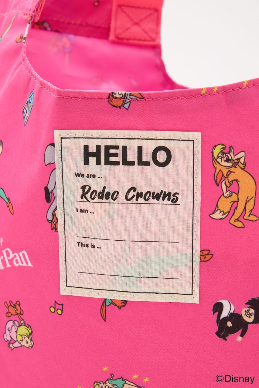 (Peter Pan) トートバッグ 柄PNK FREE