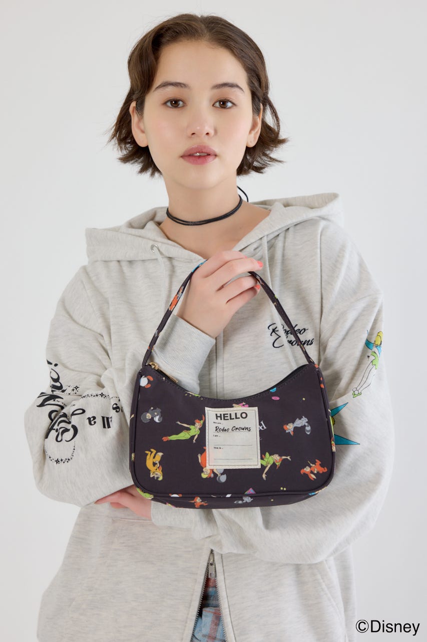 (Peter Pan) ポーチ 柄BLK FREE