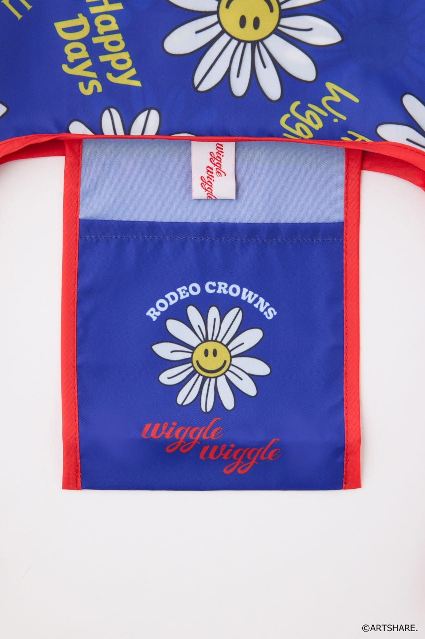 (wiggle wiggle)パターンエコバッグ 柄BLU FREE