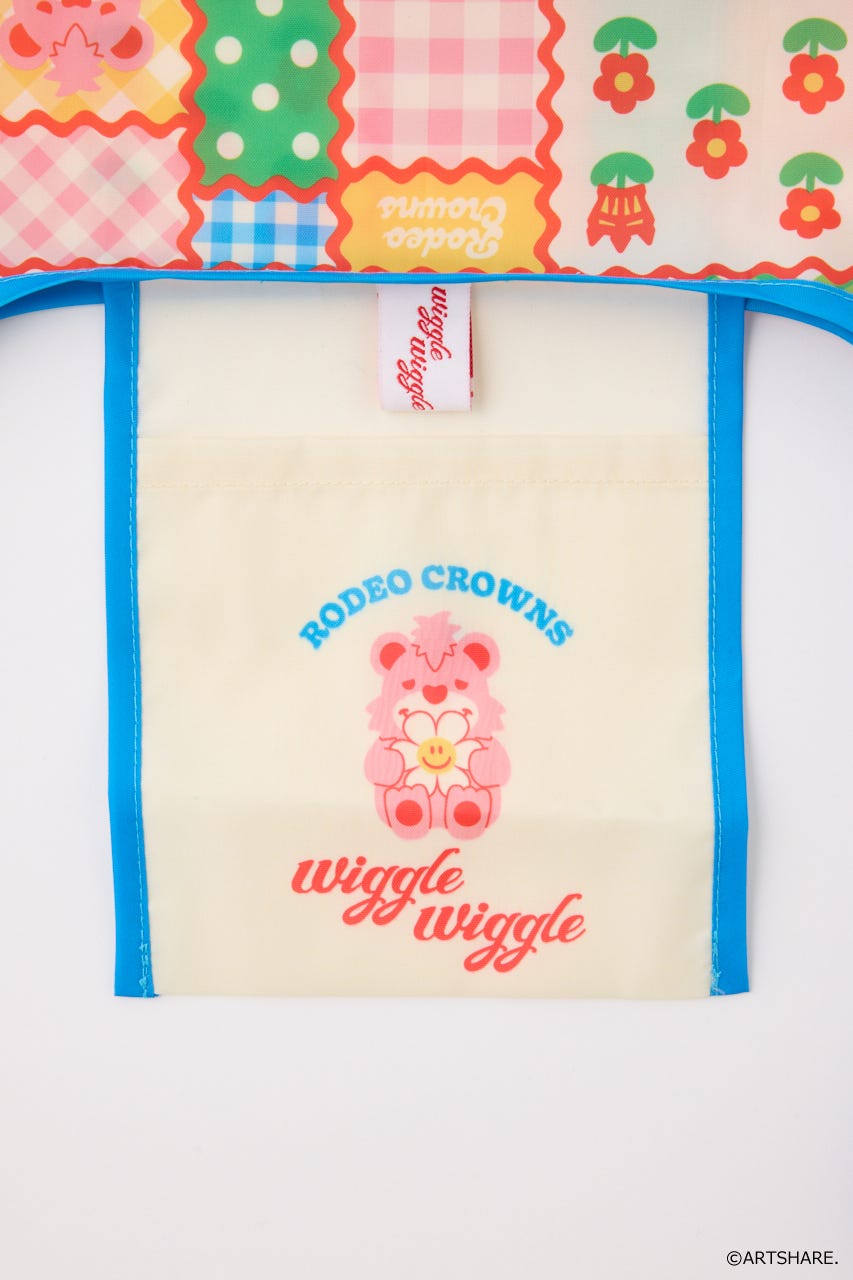 (wiggle wiggle)パターンエコバッグ 柄WHT FREE