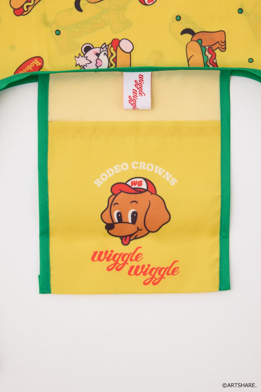 (wiggle wiggle)パターンエコバッグ 柄YEL FREE