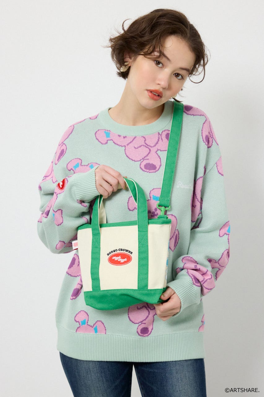 (wiggle wiggle)ミニポシェット 柄GRN FREE