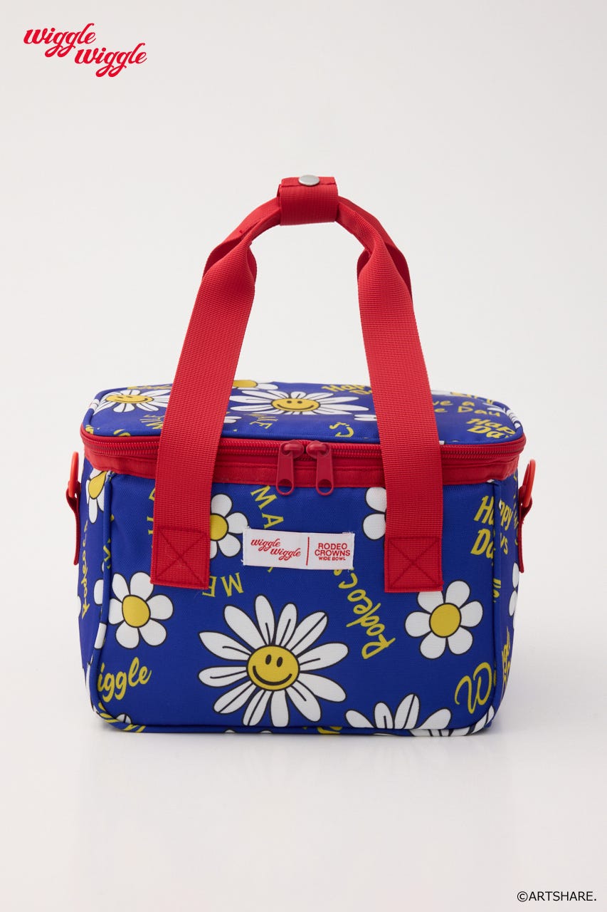 (wiggle wiggle)ランチバッグ 柄BLU FREE