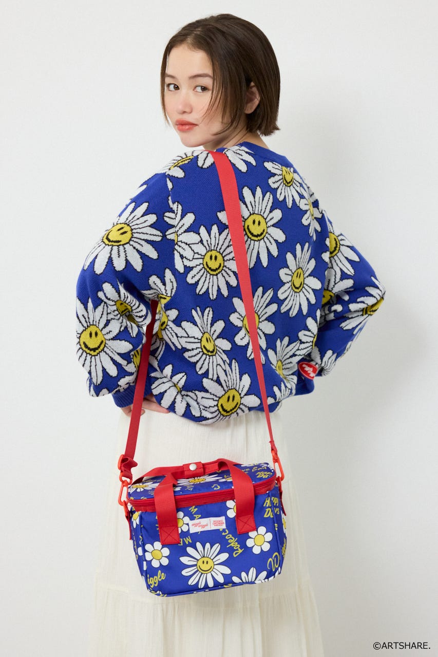 (wiggle wiggle)ランチバッグ 柄BLU FREE