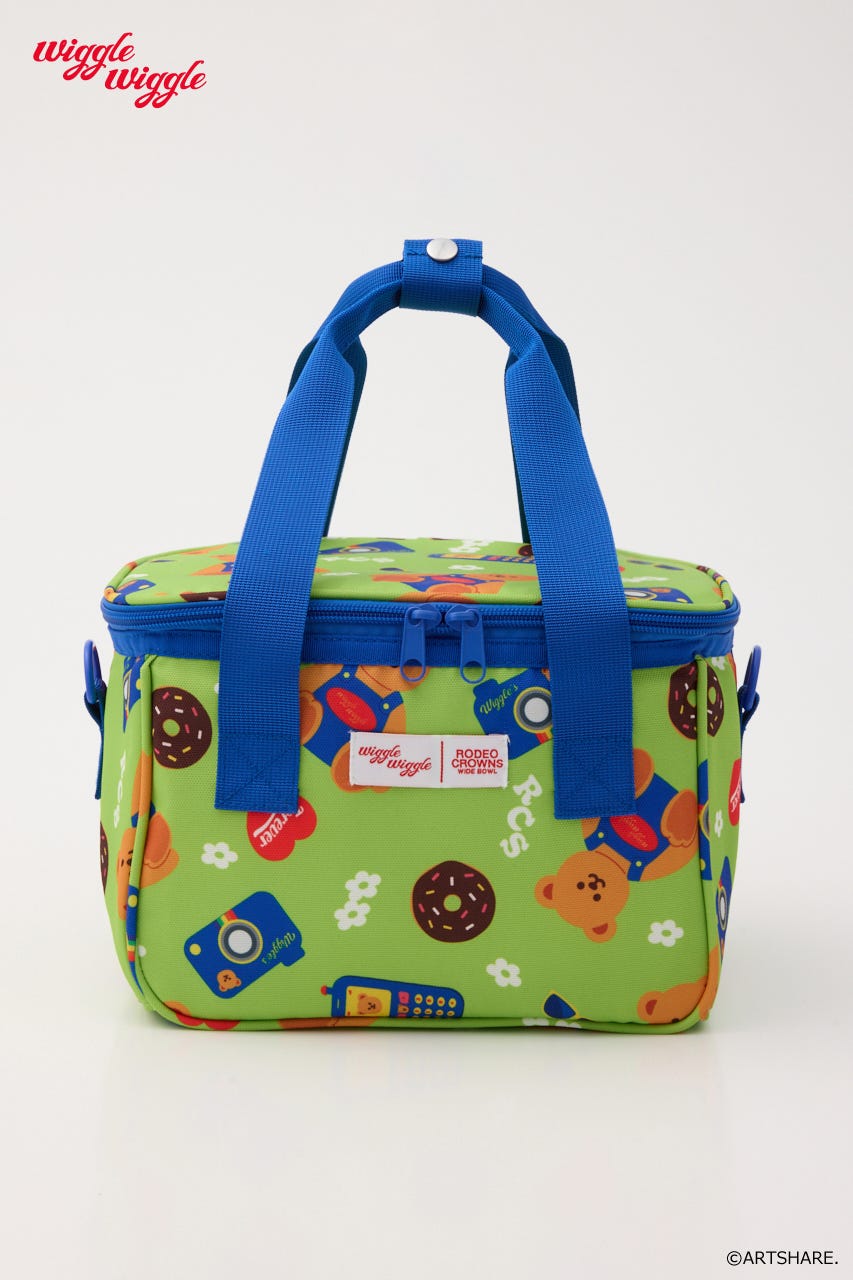 (wiggle wiggle)ランチバッグ 柄GRN FREE