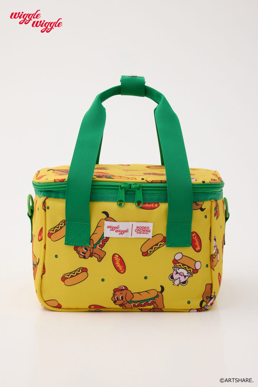 (wiggle wiggle)ランチバッグ 柄YEL FREE