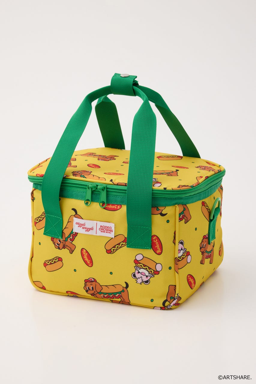 (wiggle wiggle)ランチバッグ 柄YEL FREE