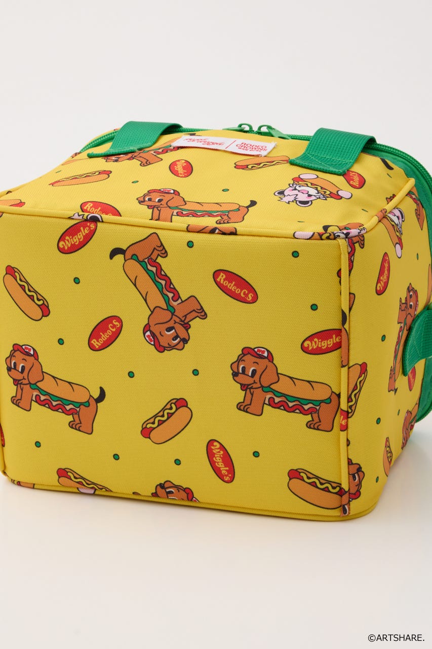 (wiggle wiggle)ランチバッグ 柄YEL FREE