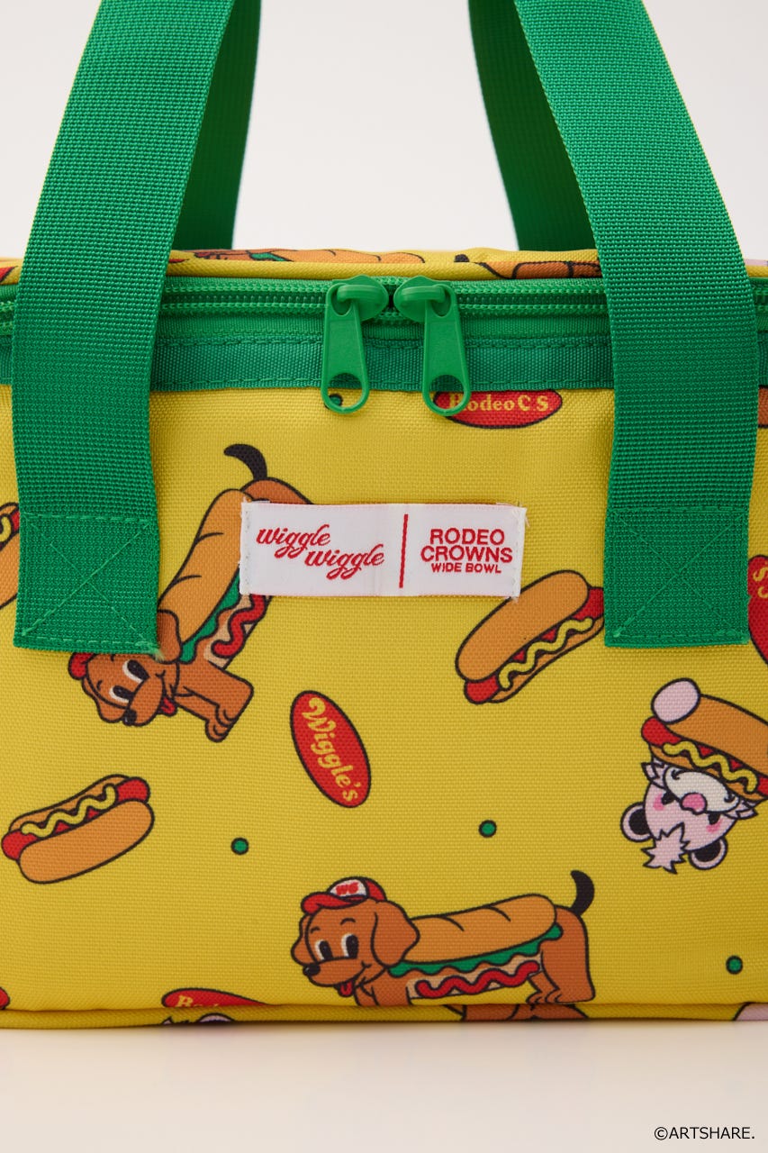 (wiggle wiggle)ランチバッグ 柄YEL FREE