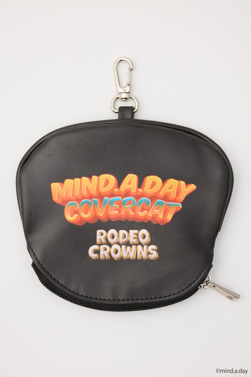 (MIND.A.DAY)ダイカットCATポーチ BLK FREE