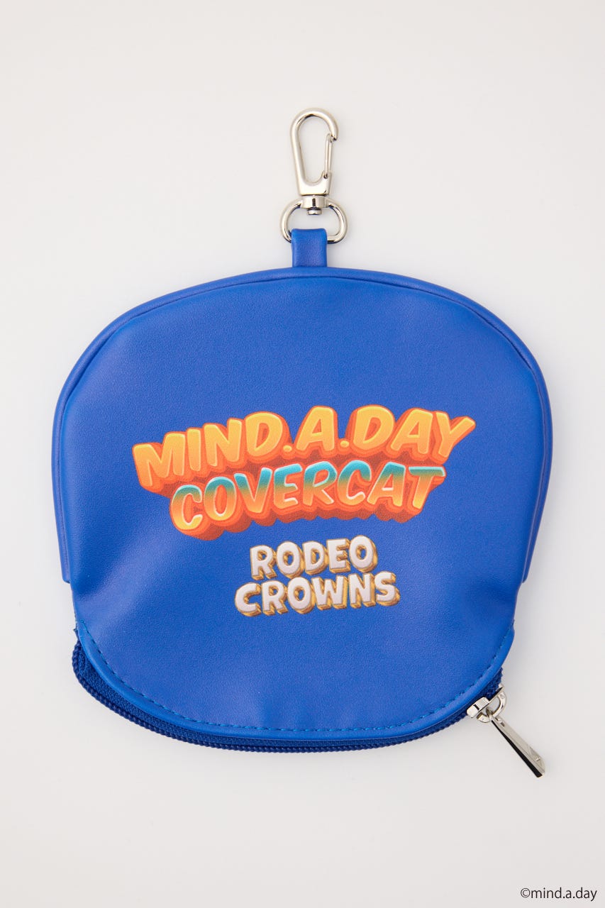 (MIND.A.DAY)ダイカットCATポーチ BLU FREE