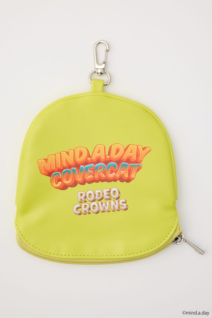 (MIND.A.DAY)ダイカットCATポーチ LIME FREE