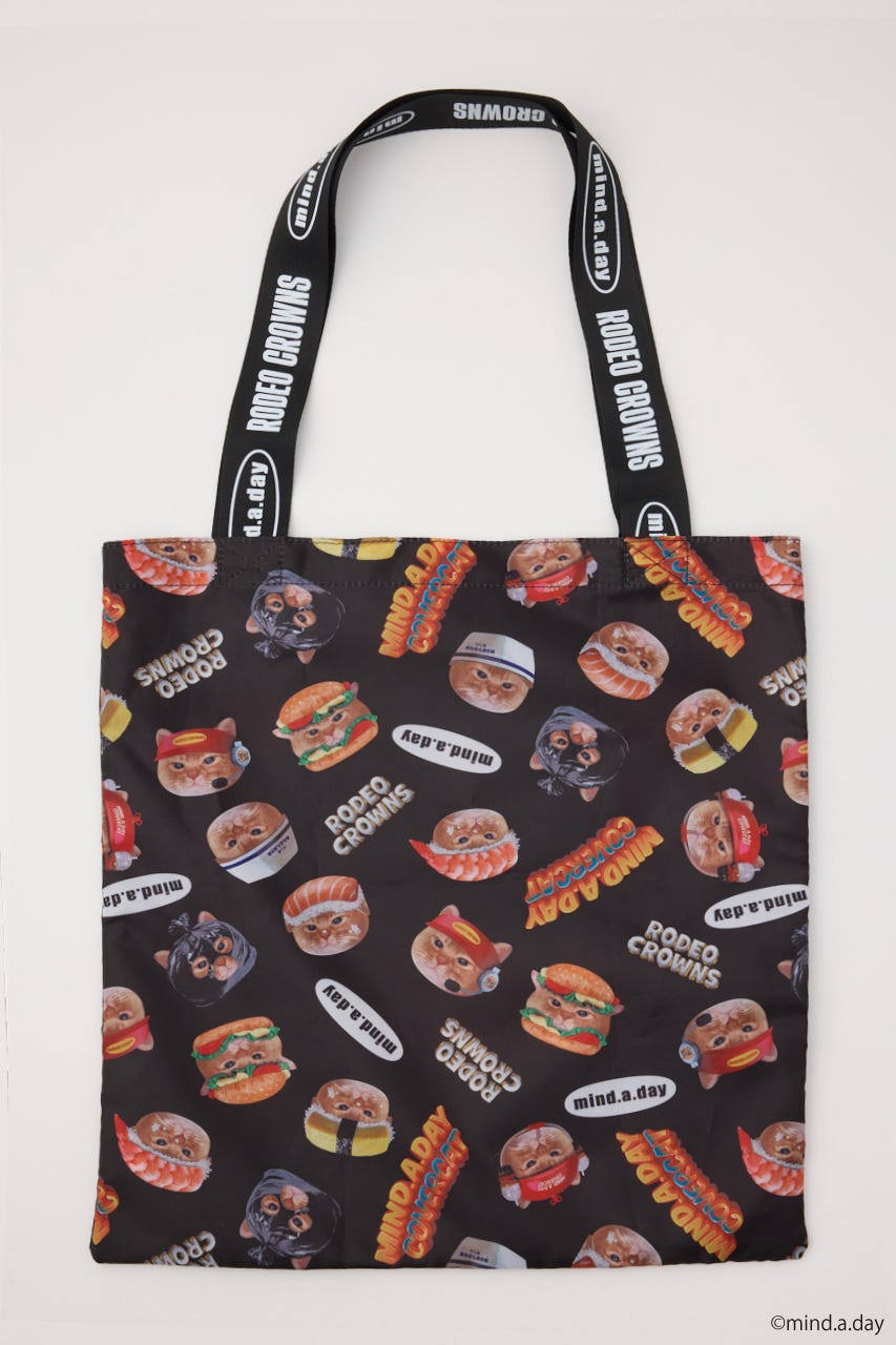 (MIND.A.DAY)エコトートバッグ BLK FREE