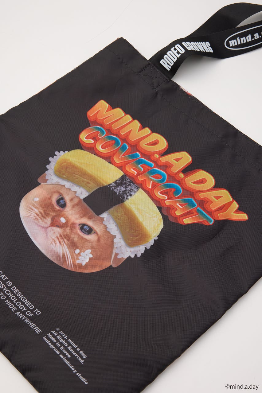 (MIND.A.DAY)エコトートバッグ BLK FREE