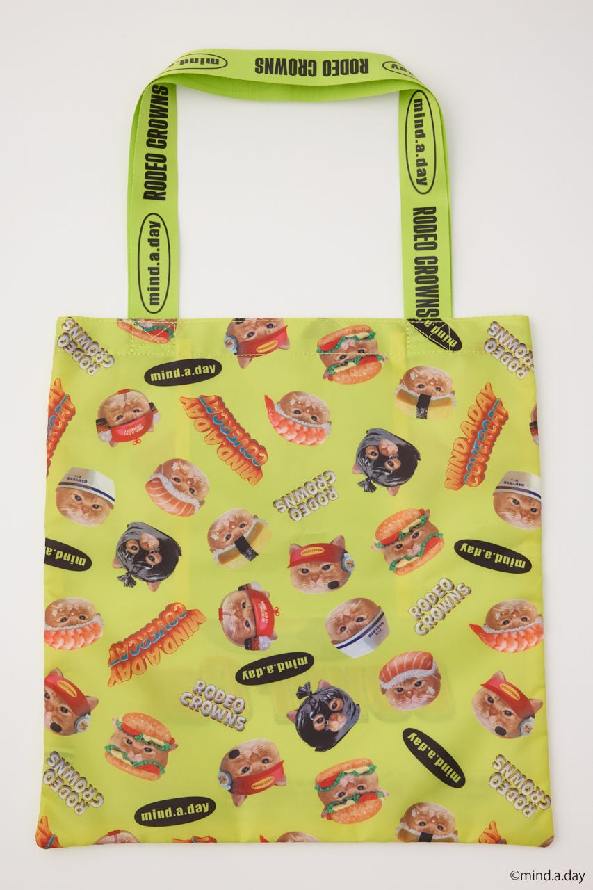 (MIND.A.DAY)エコトートバッグ LIME FREE