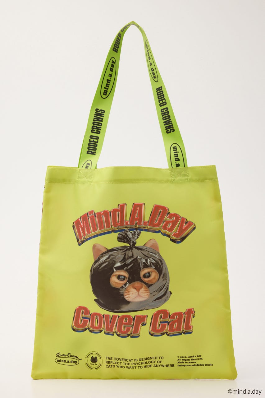 (MIND.A.DAY)エコトートバッグ LIME FREE