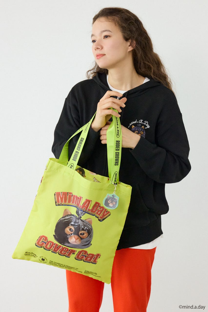 (MIND.A.DAY)エコトートバッグ LIME FREE