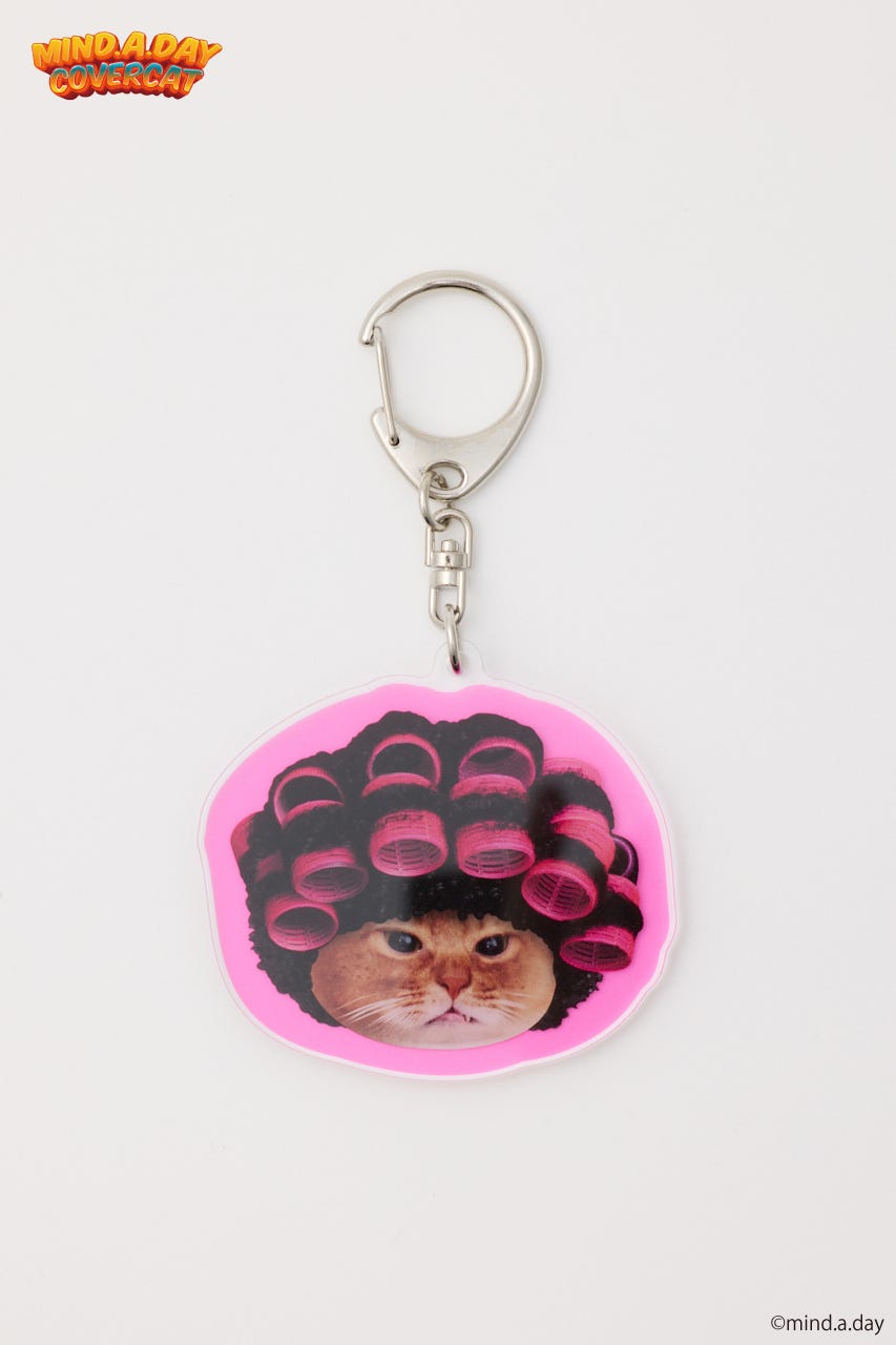 (MIND.A.DAY)アソートCATキーホルダー PNK FREE