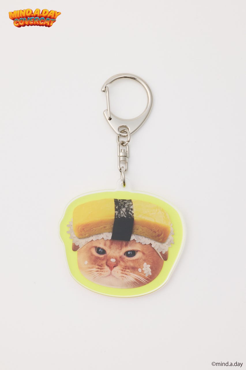(MIND.A.DAY)アソートCATキーホルダー YEL FREE