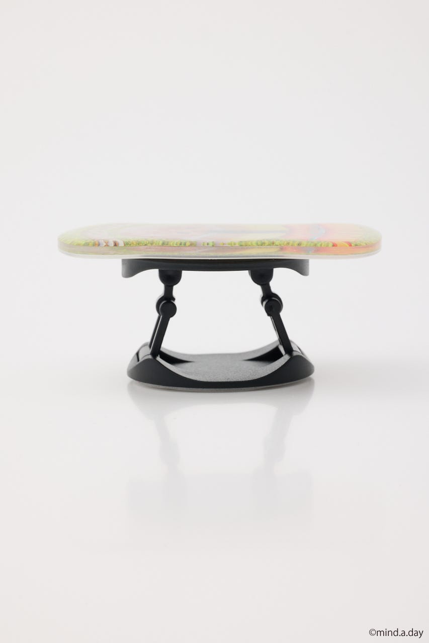 (MIND.A.DAY)アソートCATスマホホルダー YEL FREE