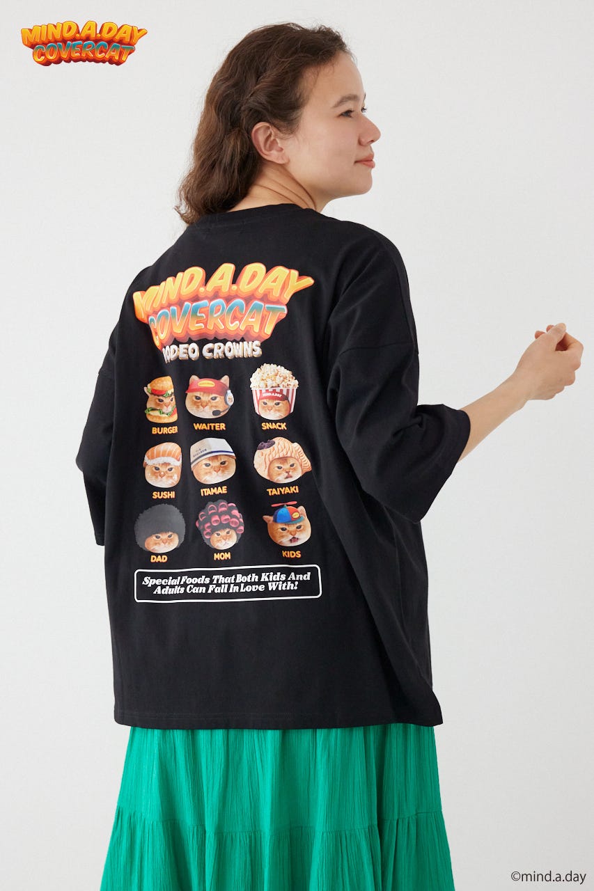 (MIND.A.DAY)SPECIAL FOODS Tシャツ BLK FREE