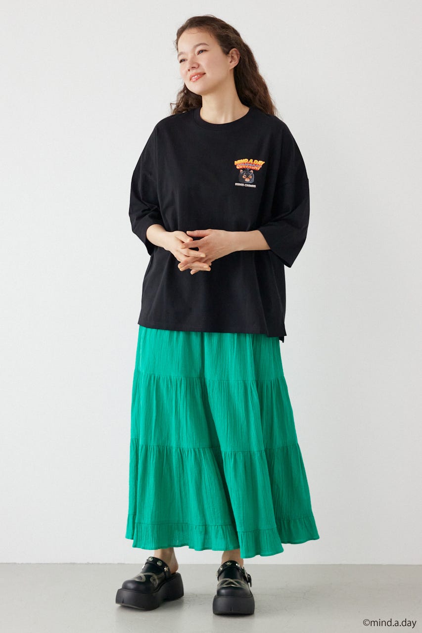 (MIND.A.DAY)SPECIAL FOODS Tシャツ BLK FREE