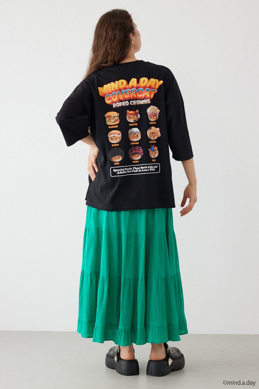(MIND.A.DAY)SPECIAL FOODS Tシャツ BLK FREE