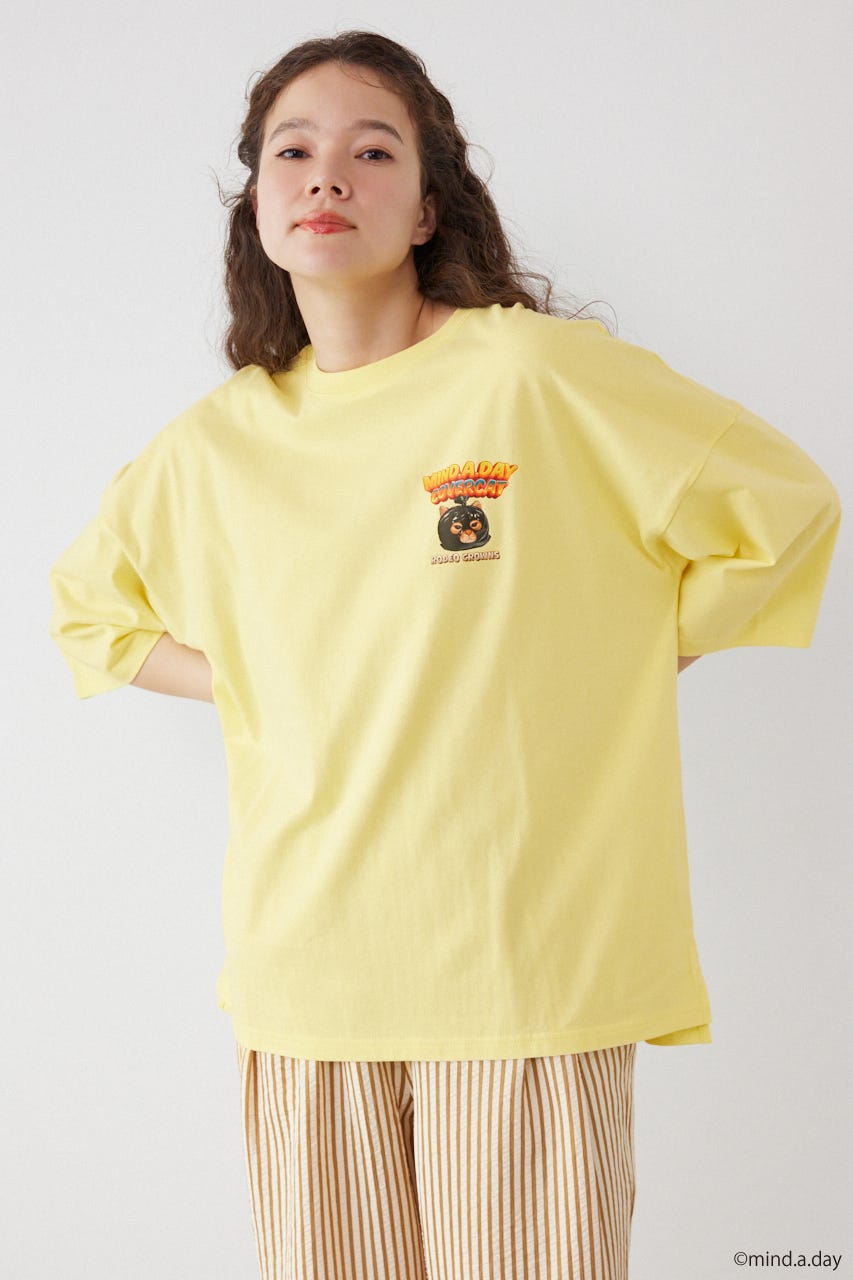 (MIND.A.DAY)SPECIAL FOODS Tシャツ L/YEL FREE