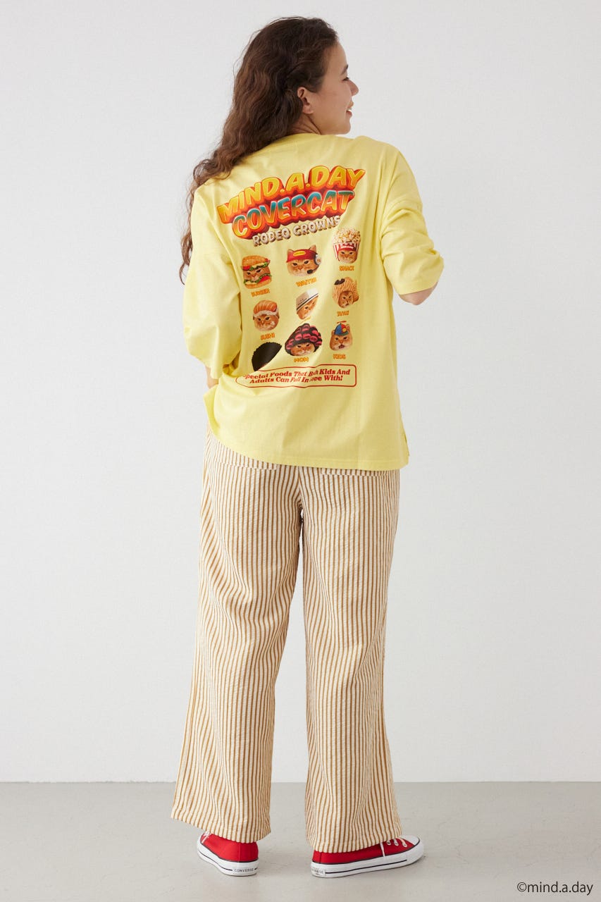 (MIND.A.DAY)SPECIAL FOODS Tシャツ L/YEL FREE