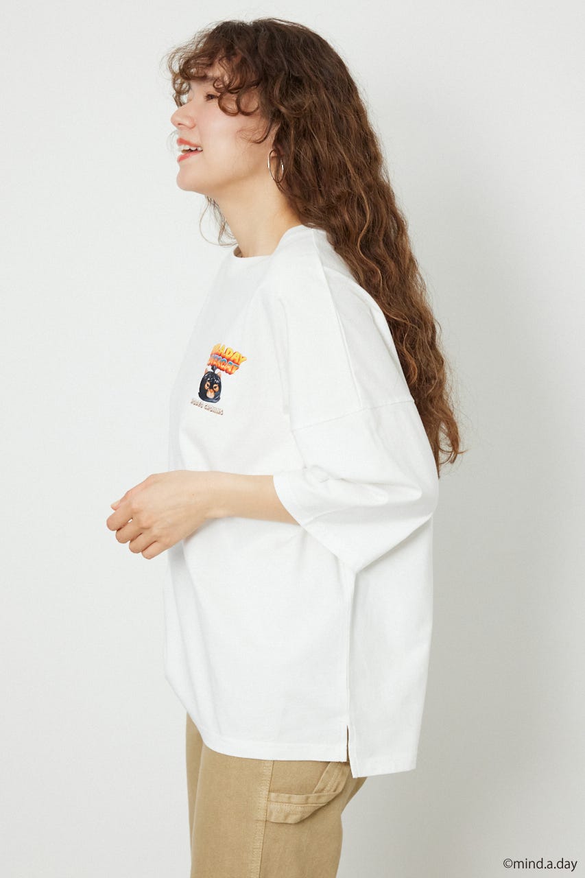 (MIND.A.DAY)SPECIAL FOODS Tシャツ O/WHT FREE