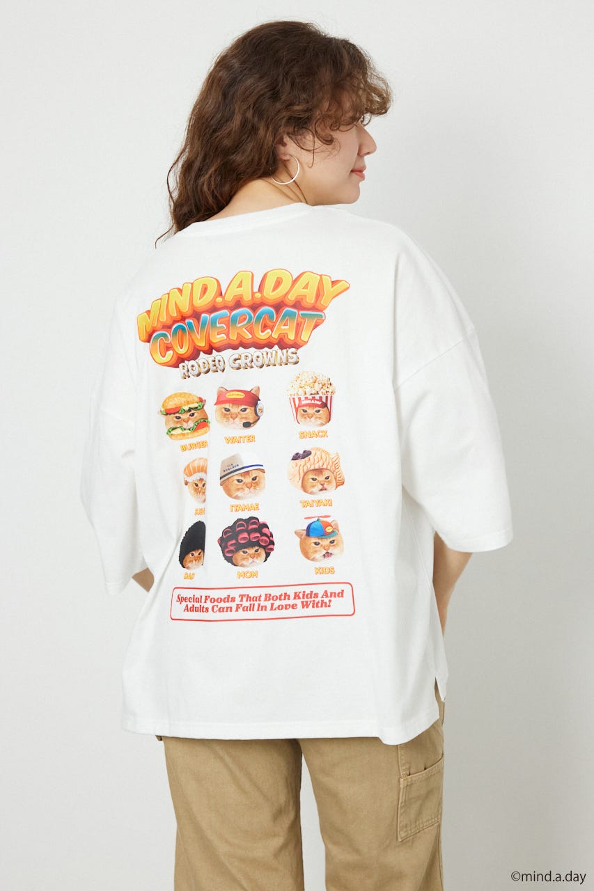 (MIND.A.DAY)SPECIAL FOODS Tシャツ O/WHT FREE